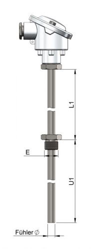 Resistance Thermometer for screwing-in